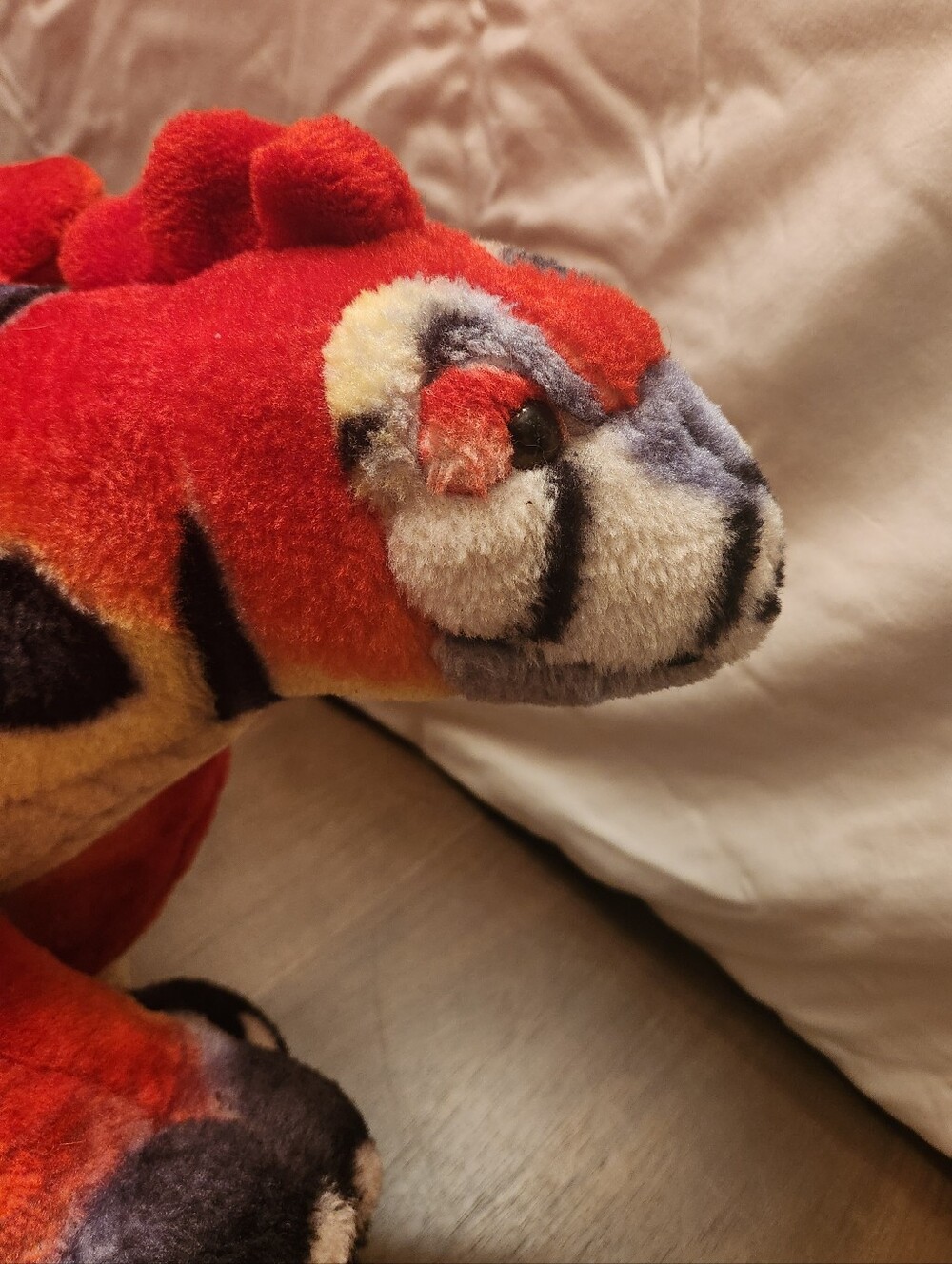Melissa & Doug Red and Yellow Stegosaurus Plush - Jumbo